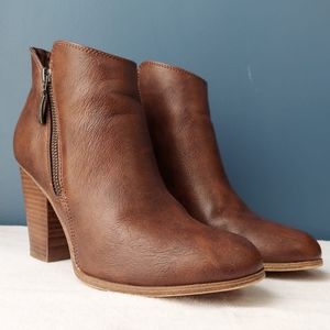 Michael Shannon Ankle Boots Brown Leather
